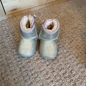 UGG Shimmering Silver Kids Boots